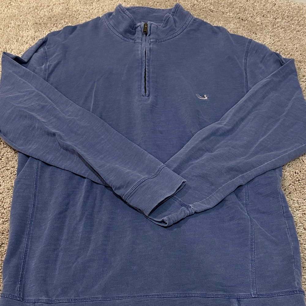 Southern Marsh Men's Zip-Up Sweater in Blue